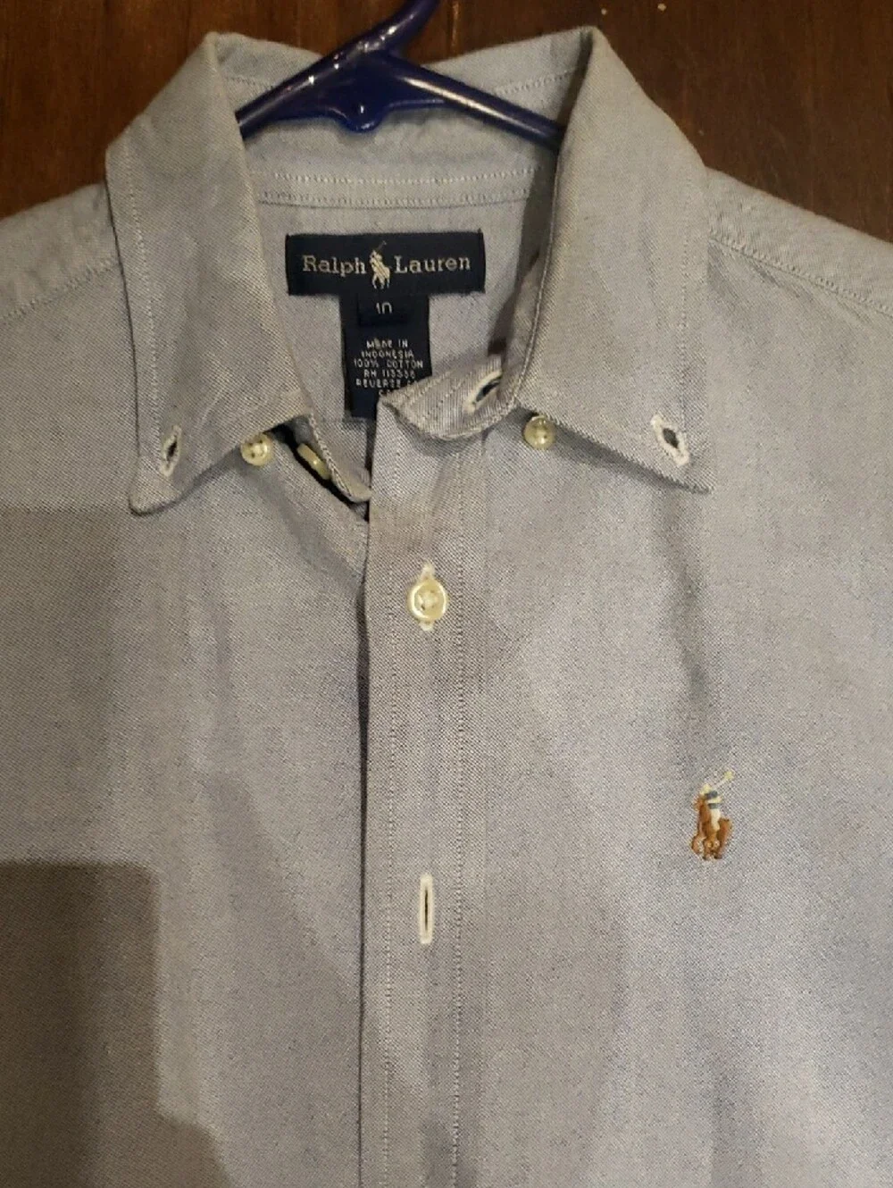 Ralph Lauren Light Blue Button-Down Kids Shirt